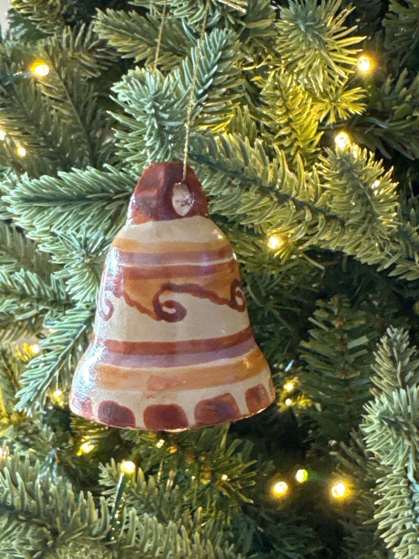 Bell Ornament on Tree