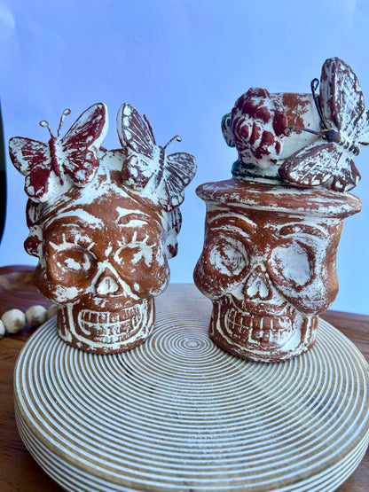 Frida and Diego Mexican Ceramic Figurine Set Collection