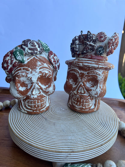 Frida and Diego Mexican Ceramic Figurine Set Collection