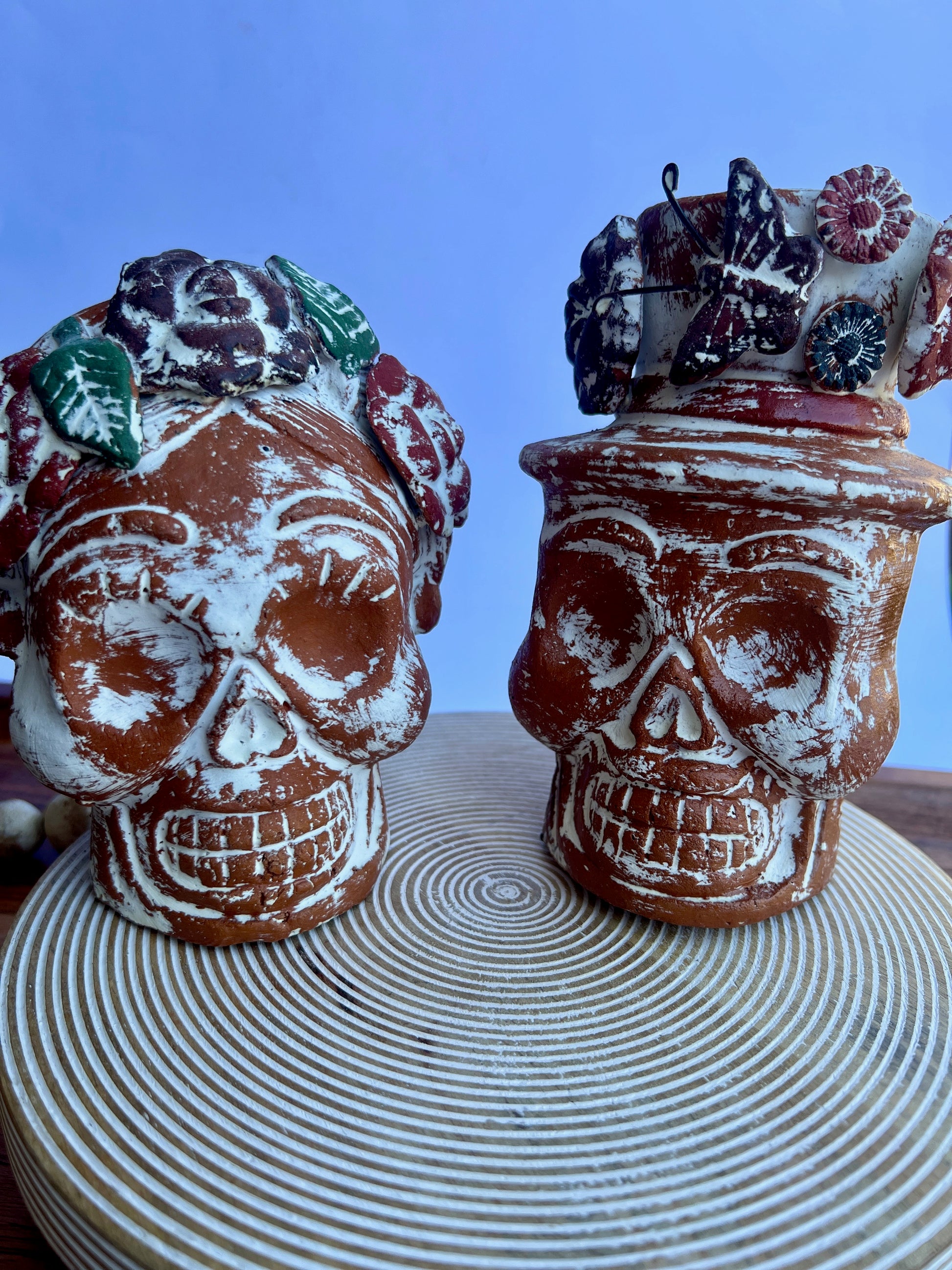 Frida and Diego Mexican Ceramic Figurine Set Collection