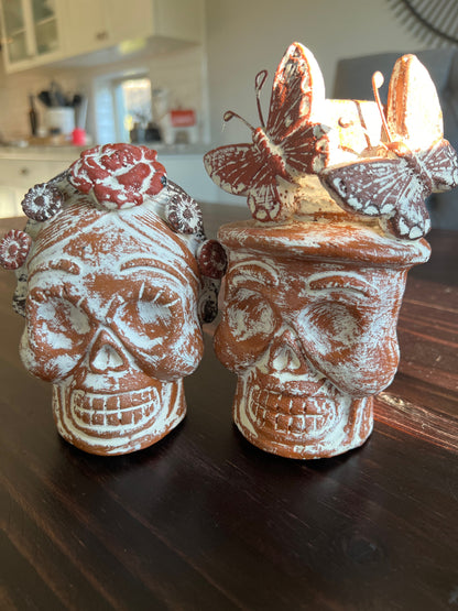 Frida and Diego Mexican Ceramic Figurine Set Collection