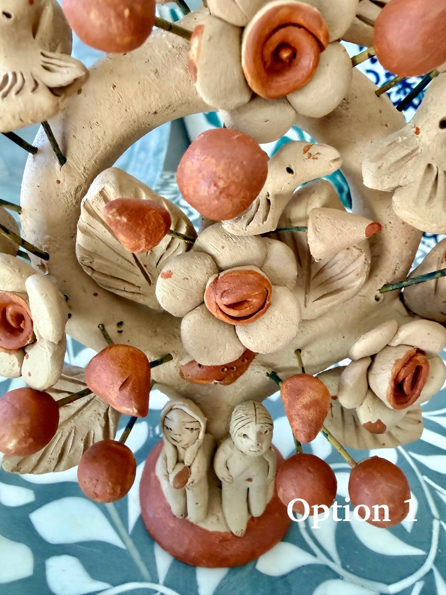 Árbol de Vida – Barro Rojo Tree of Life from Santa María Atzompa, Oaxaca