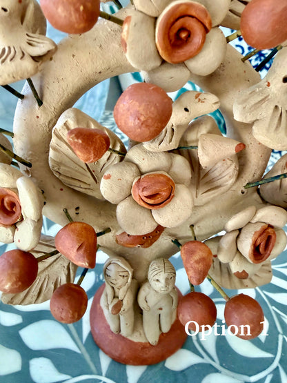 Árbol de Vida – Barro Rojo Tree of Life from Santa María Atzompa, Oaxaca