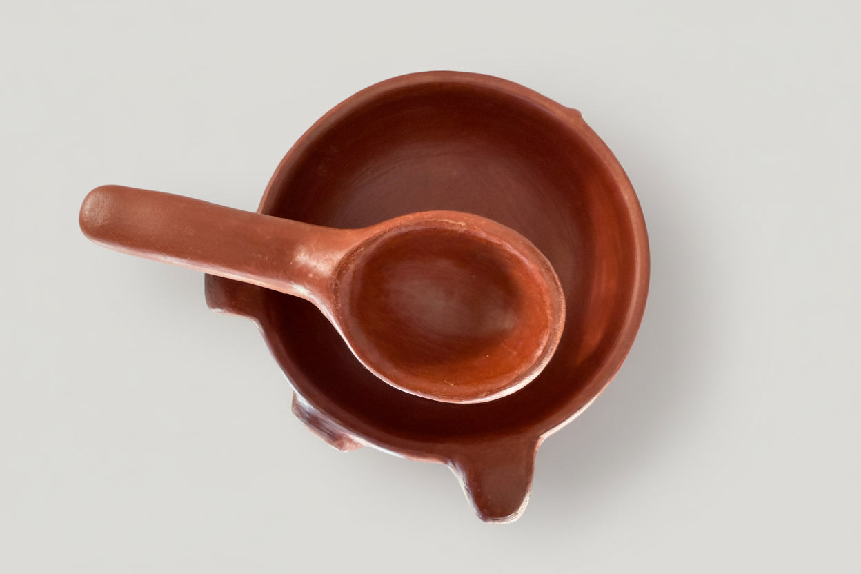 Handmade Barro Rojo Pig Serving Dish – Oaxacan Red Clay Folk Art