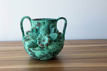 Handmade Mexican Folk Art Clay Vase – Guadalajara Pottery