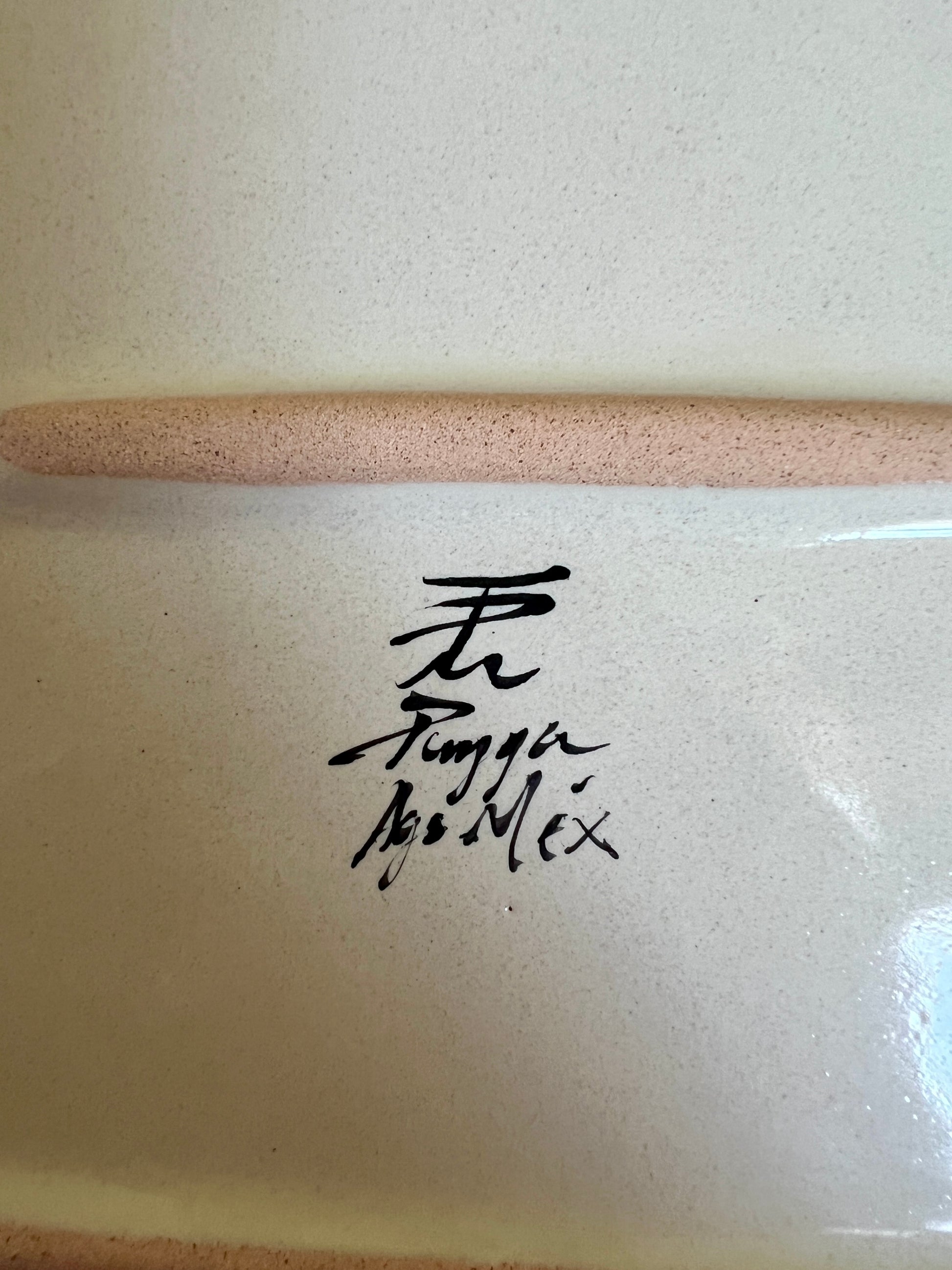 Handmade Skeleton Ceramic Tray with Black Shot Glasses – Mexican Artisan Barware