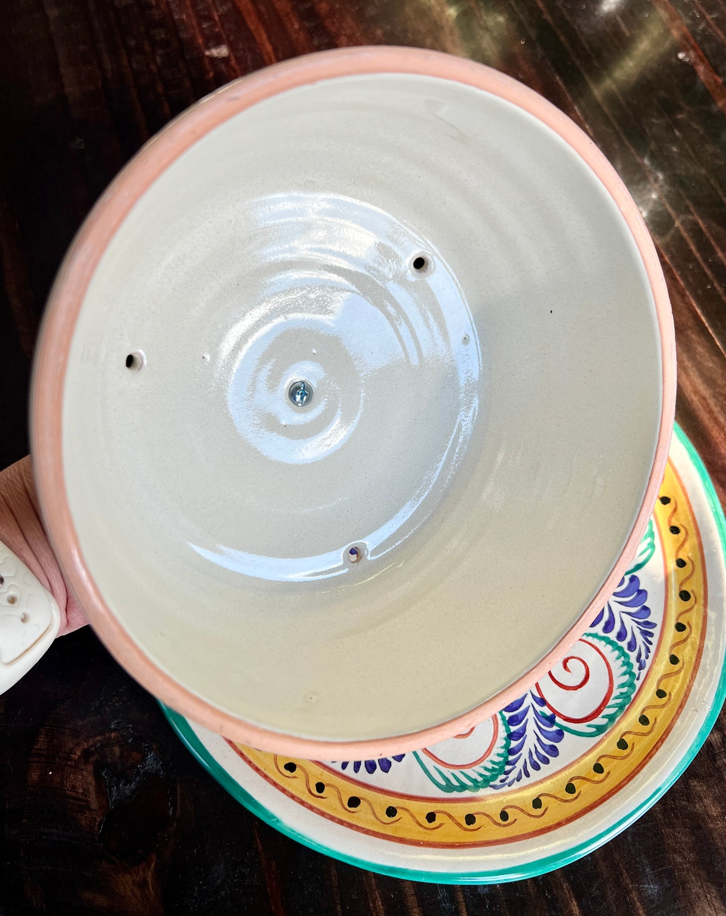 Handmade Ceramic Cheese Dome with Plate — High-Temp Artisan Craft from Aguascalientes, Mexico