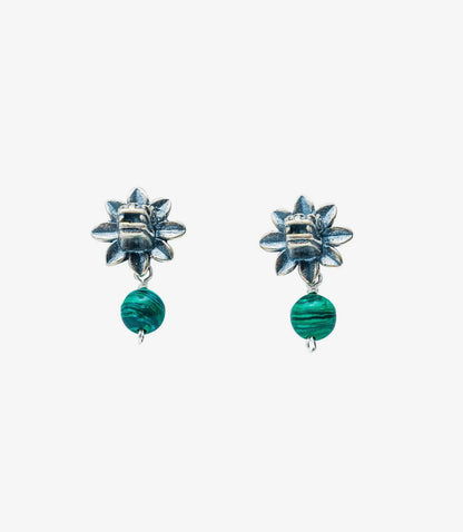 Green Malachite Quetzalcóatl Jewelry Set | Gabriela Sánchez