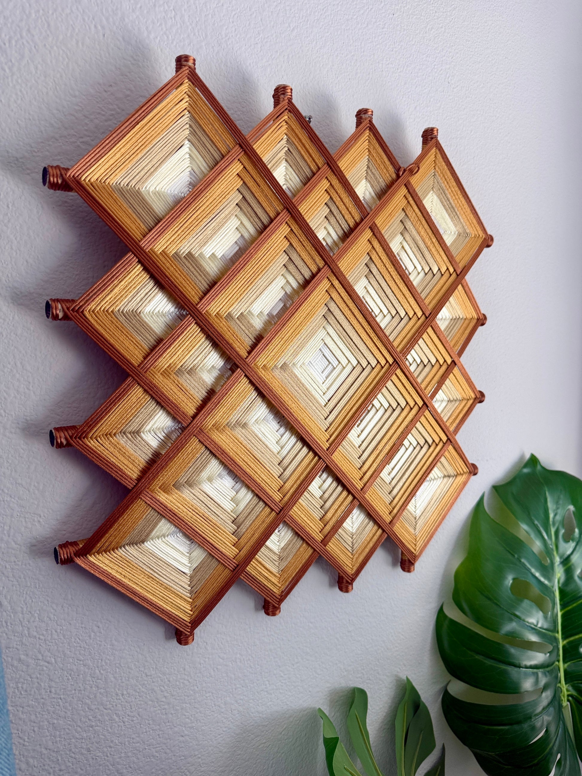 Gold Mandala oaxacan wall decor