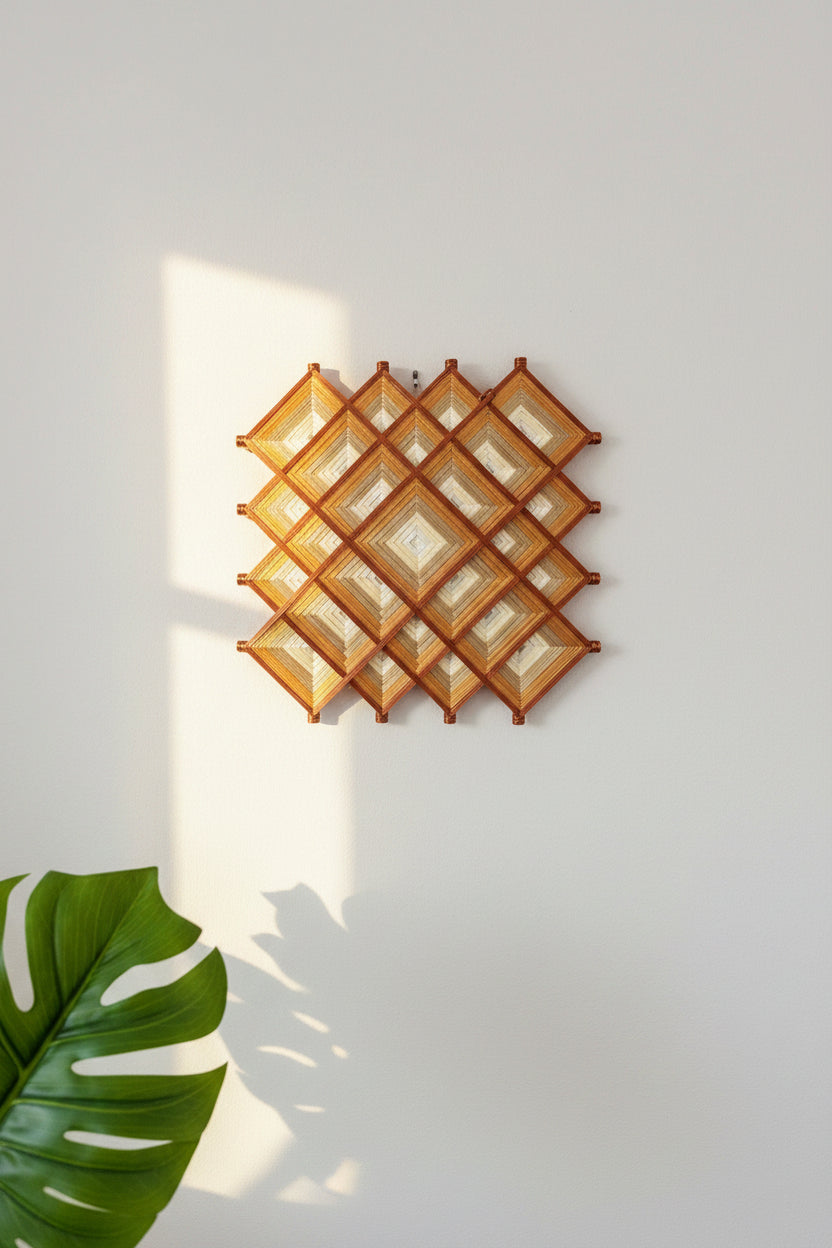 Gold mandala oxacan spiritual wall decor
