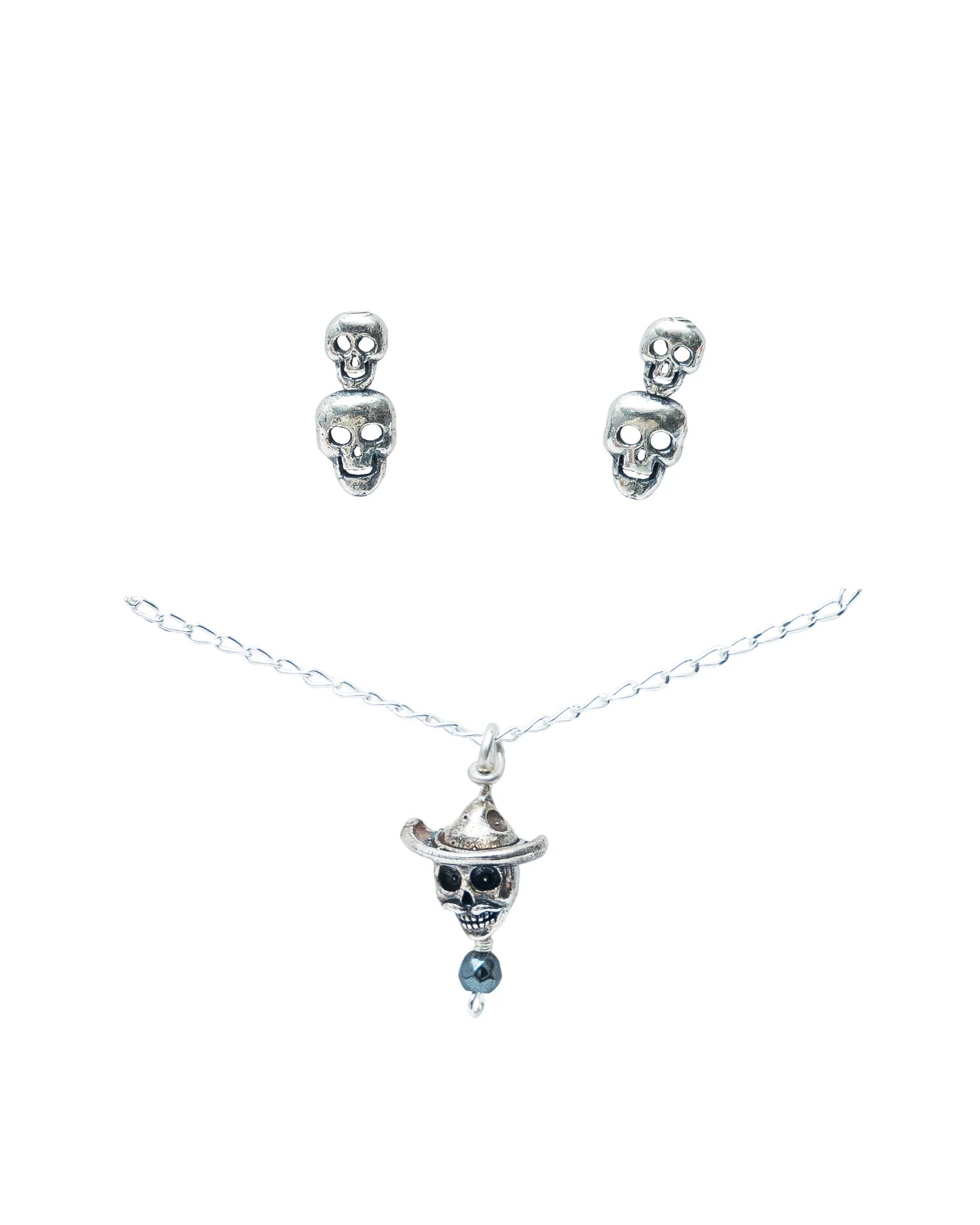 Handmade Totem & Diego Sterling Silver Jewelry Set | Limited Edition Mexican Artisan Jewelry by Gabriela Sánchez