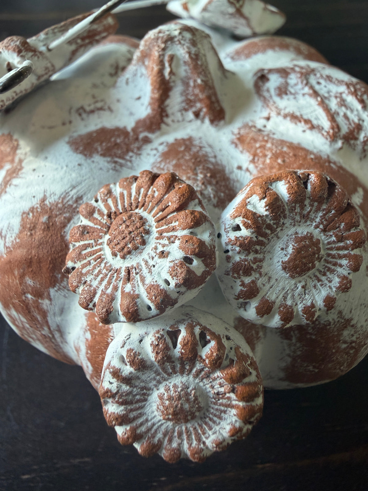 Handmade Mexican Pumpkin Décor from Tonalá – Floral & Butterfly Folk Art Accent