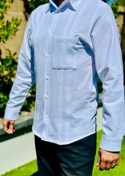 Guayabera José- Long Sleeve Regular Fit Men's Shirt