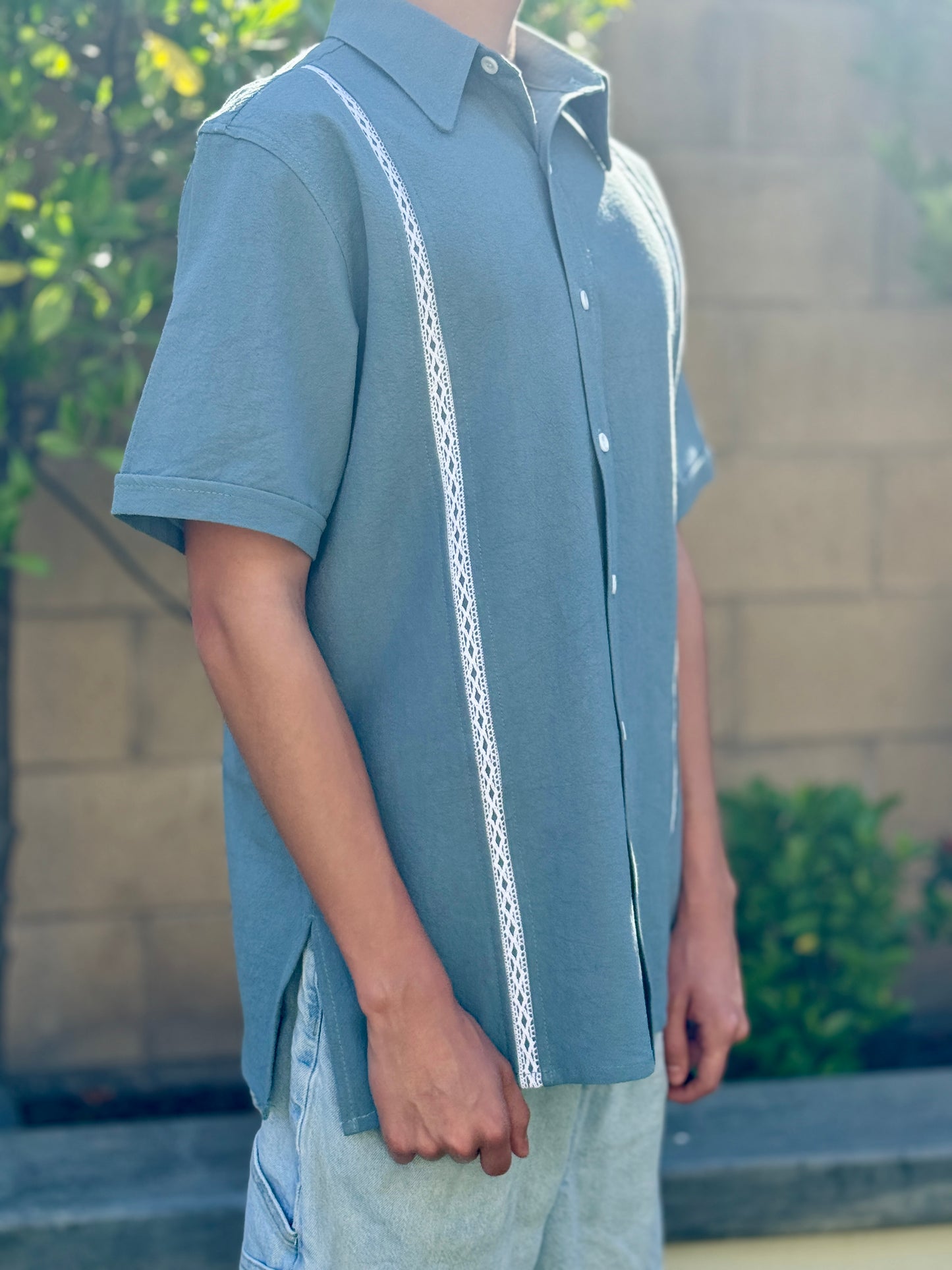 Guayabera Lince- Slim Fitting Design- 100% Cotton
