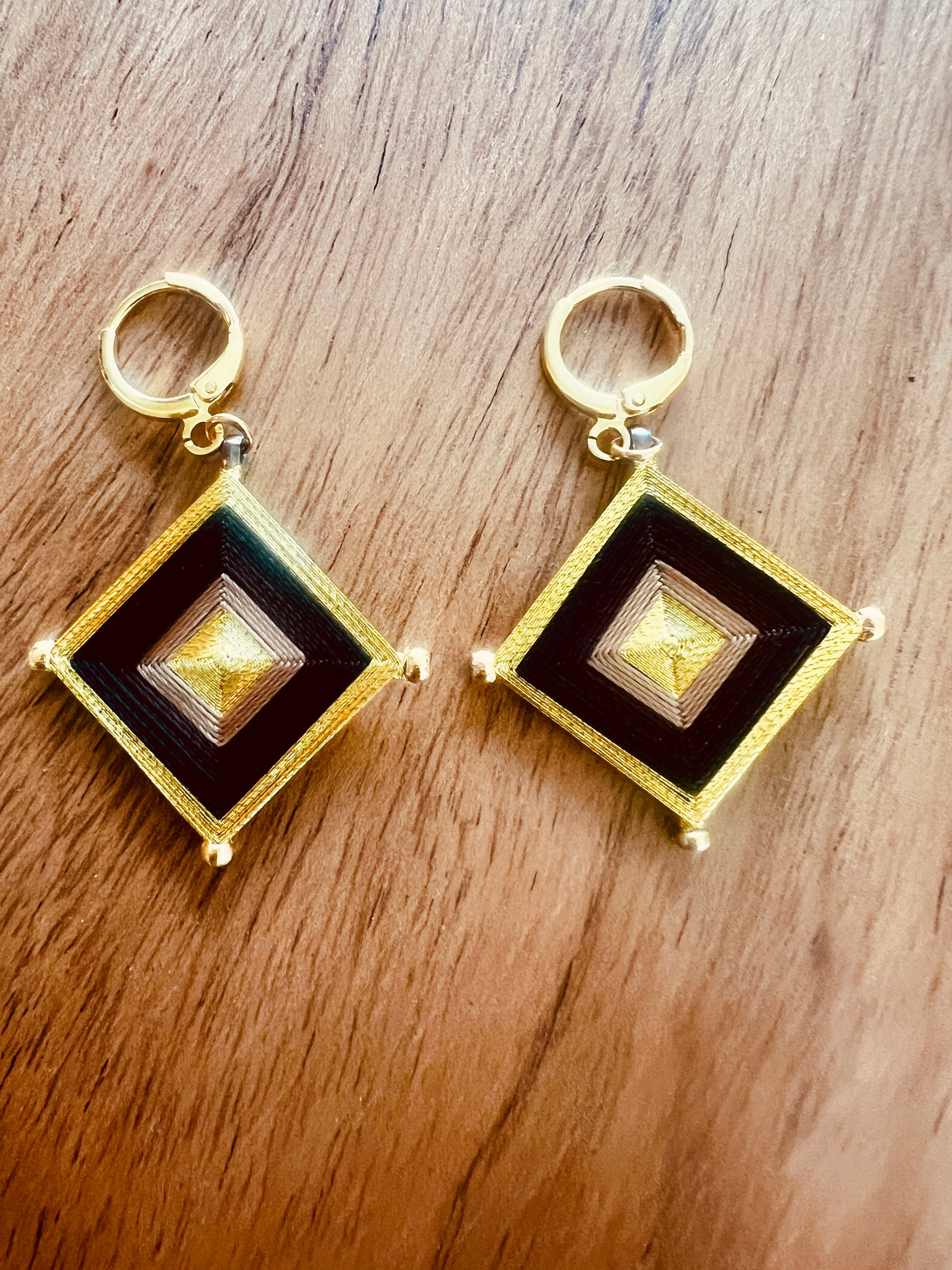 Mandala Ojo de Dios Earrings- Simple