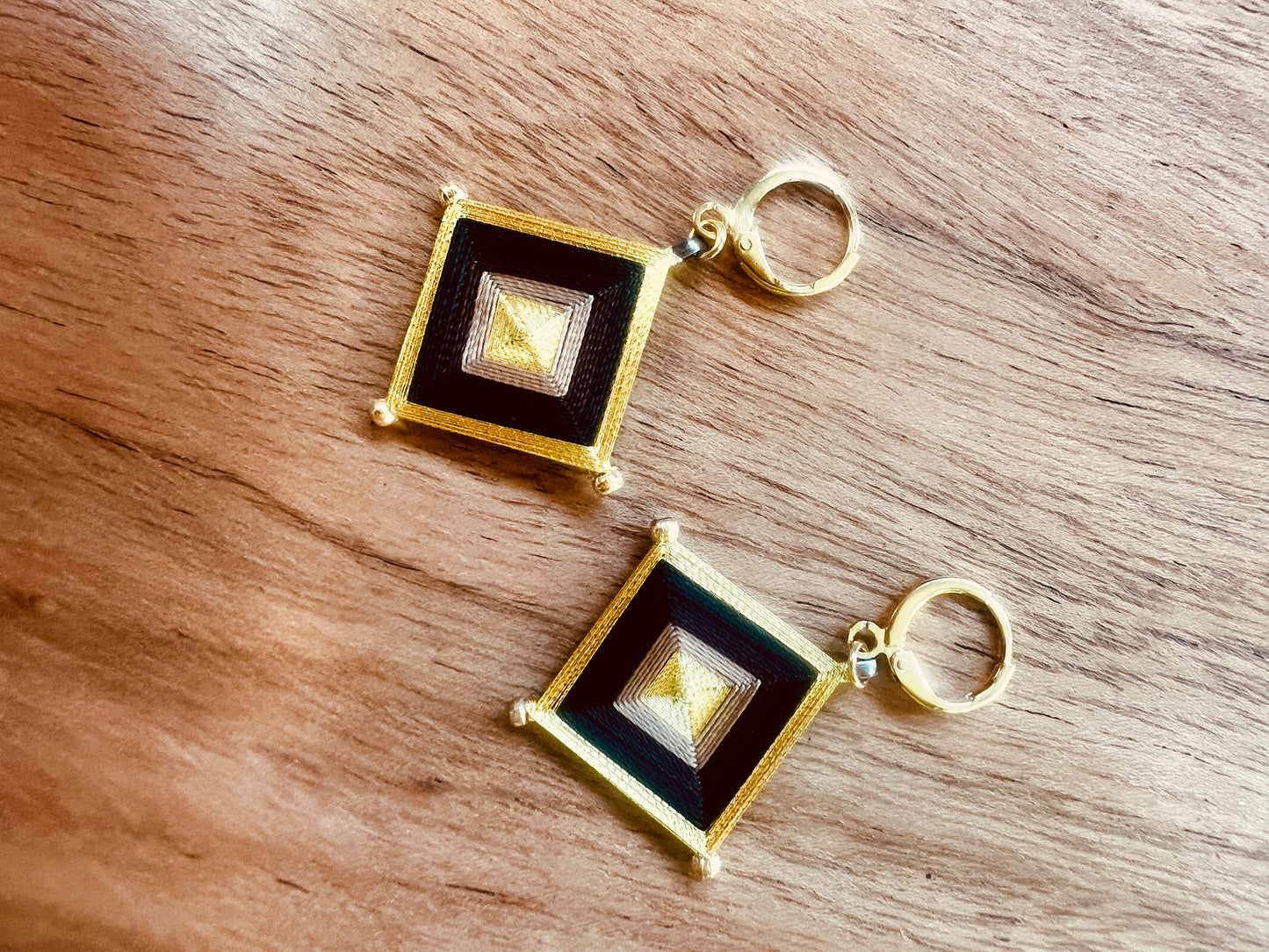 Mandala Ojo de Dios Earrings- Simple