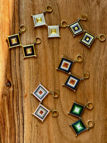 Mandala Ojo de Dios Earrings- Simple