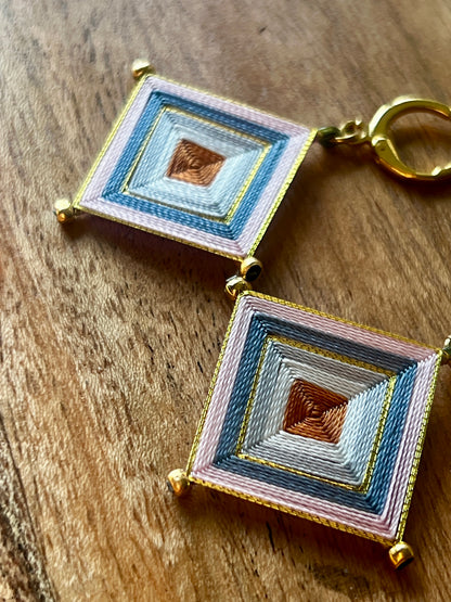 Mandala Ojo de Dios Earrings- Simple