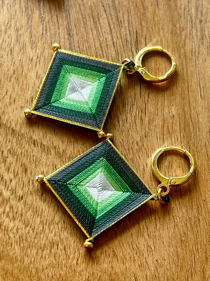 Mandala Ojo de Dios Earrings- Simple