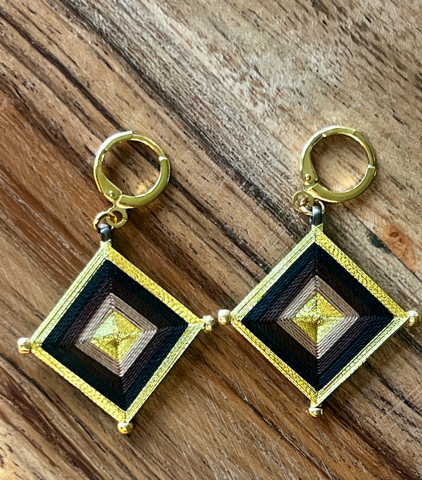 Mandala Ojo de Dios Earrings- Simple