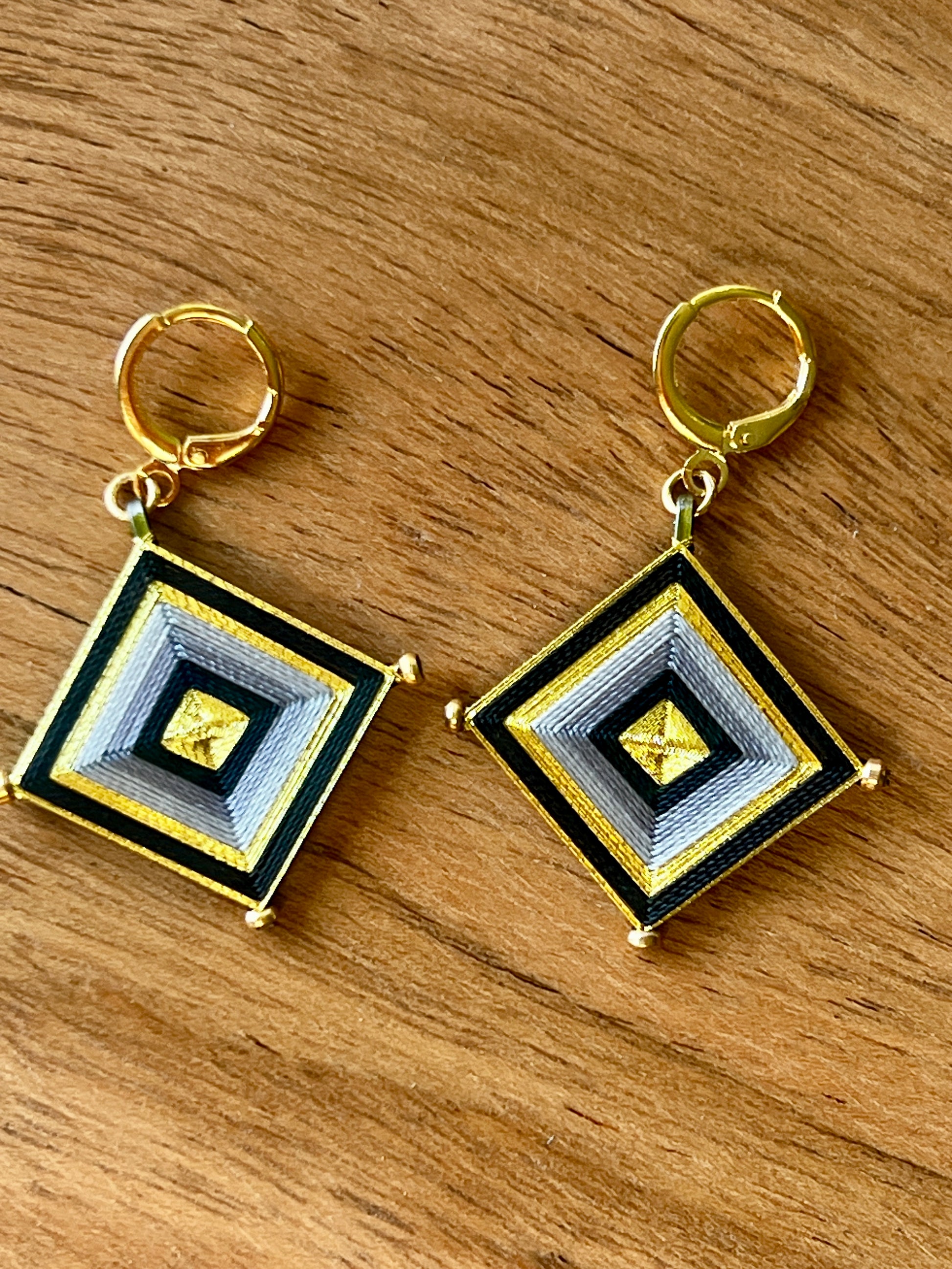 Mandala Ojo de Dios Earrings- Simple