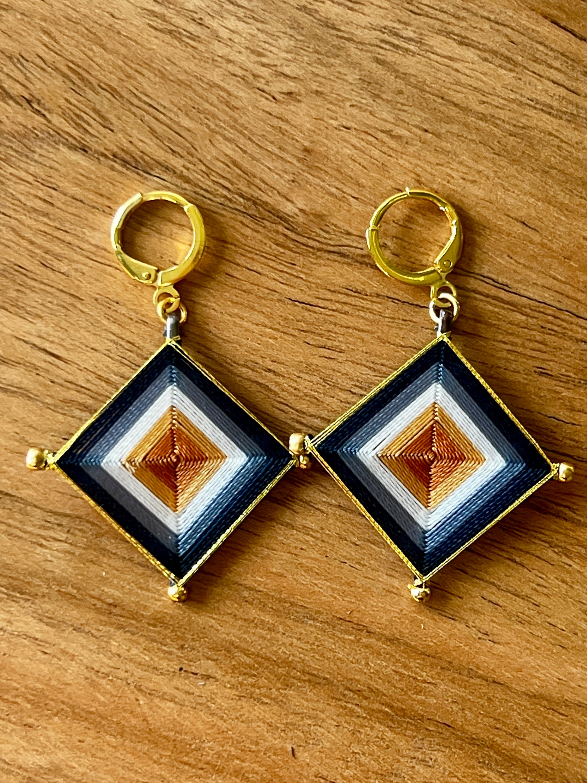 Mandala Ojo de Dios Earrings- Simple