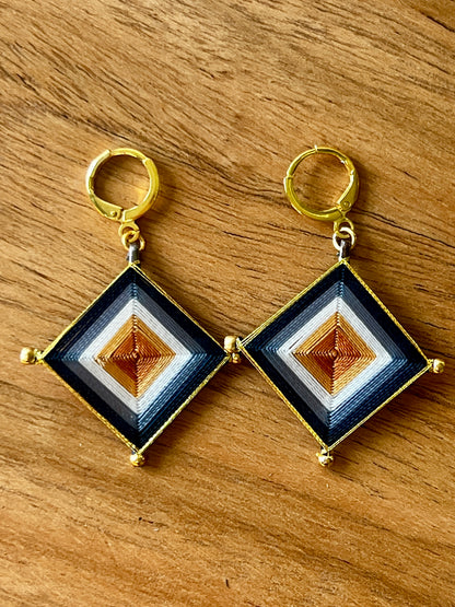 Mandala Ojo de Dios Earrings- Simple