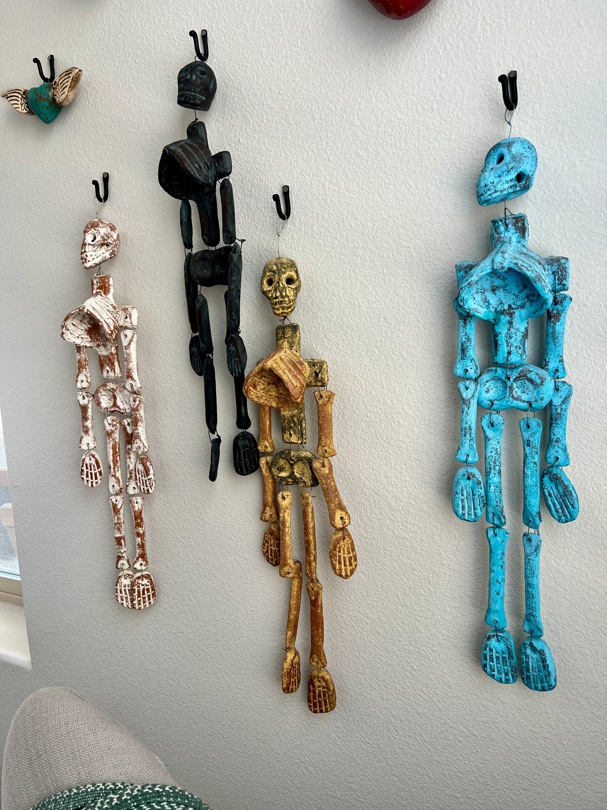 Ceramic Skeletons- Esqueletos Day of the Dead