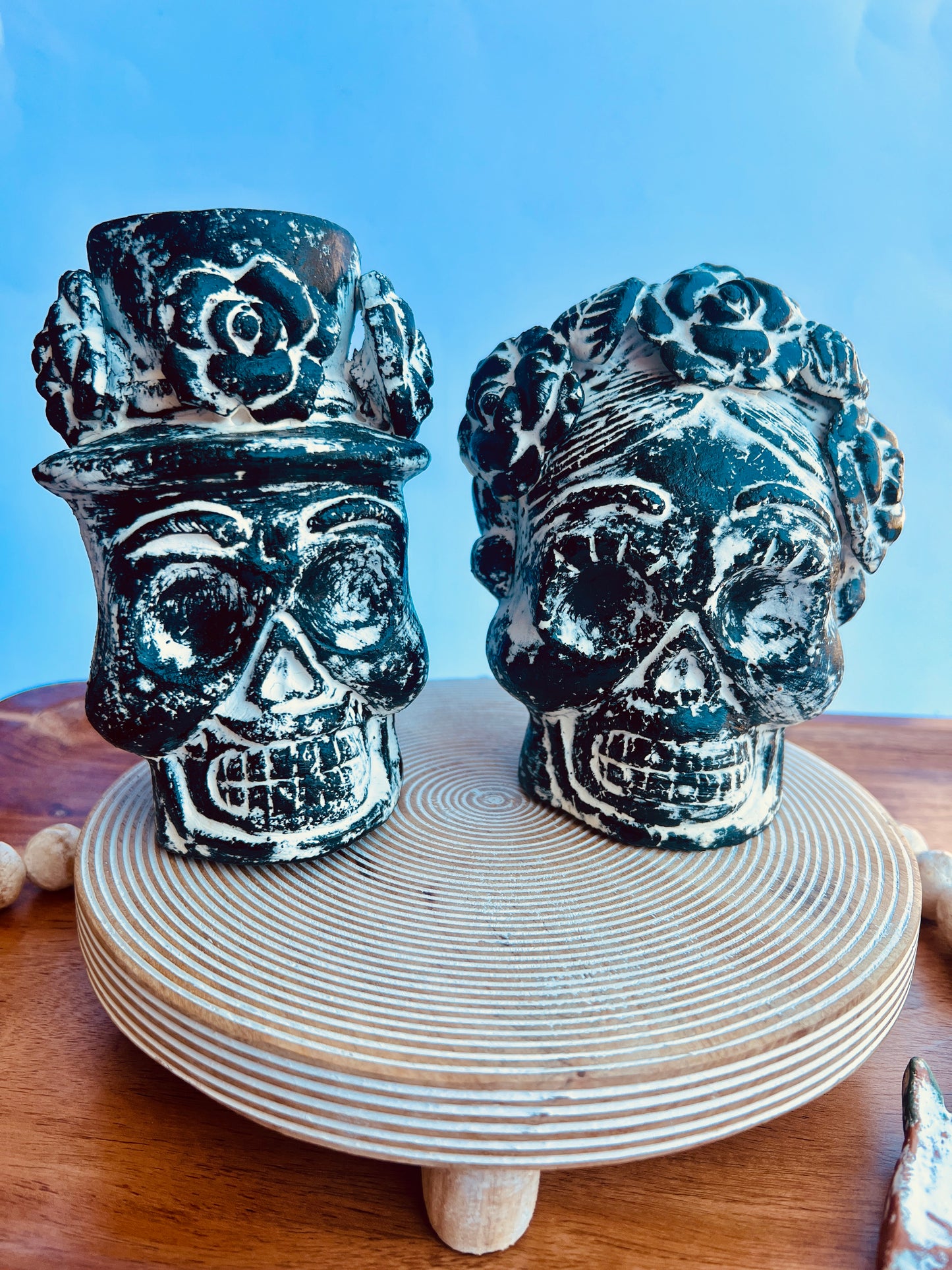 Frida and Diego Mexican Ceramic Figurine Set Collection