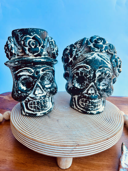 Frida and Diego Mexican Ceramic Figurine Set Collection