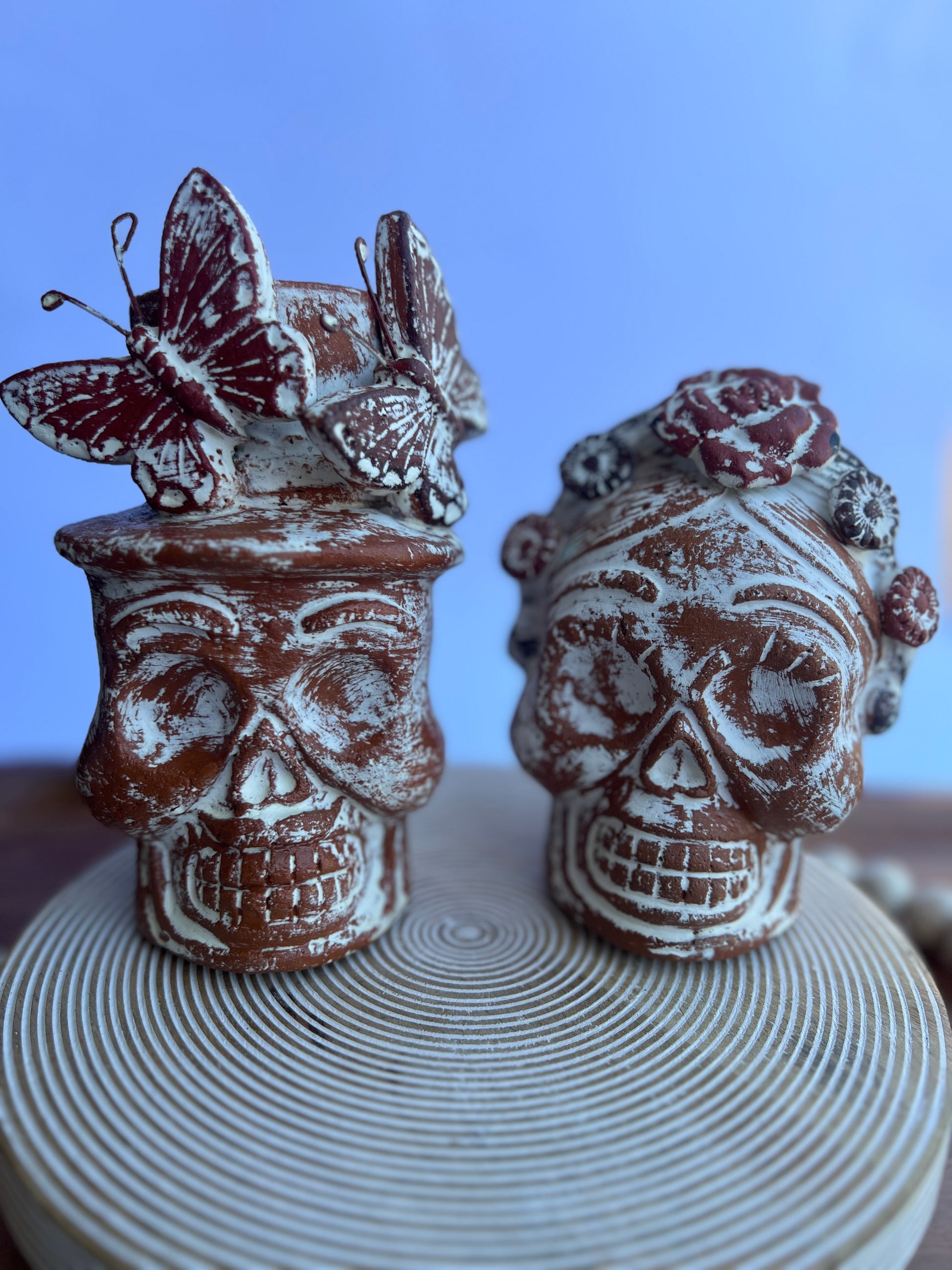 Frida and Diego Mexican Ceramic Figurine Set Collection