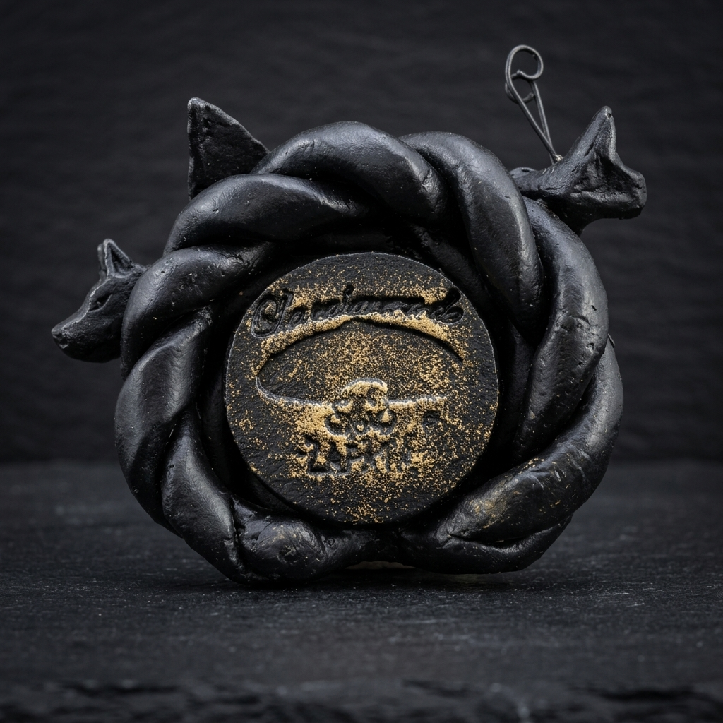 pproximately 3-inch handmade clay Catrina head from Mexican artisans