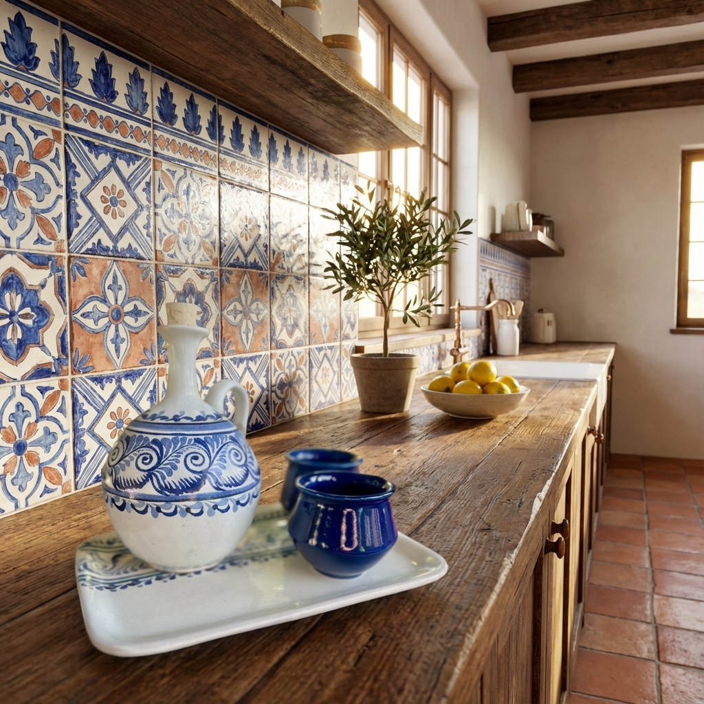 Handmade Mexican Ceramic Tequila & Mezcal Decanter Set with Shot Glasses and Serving Plate